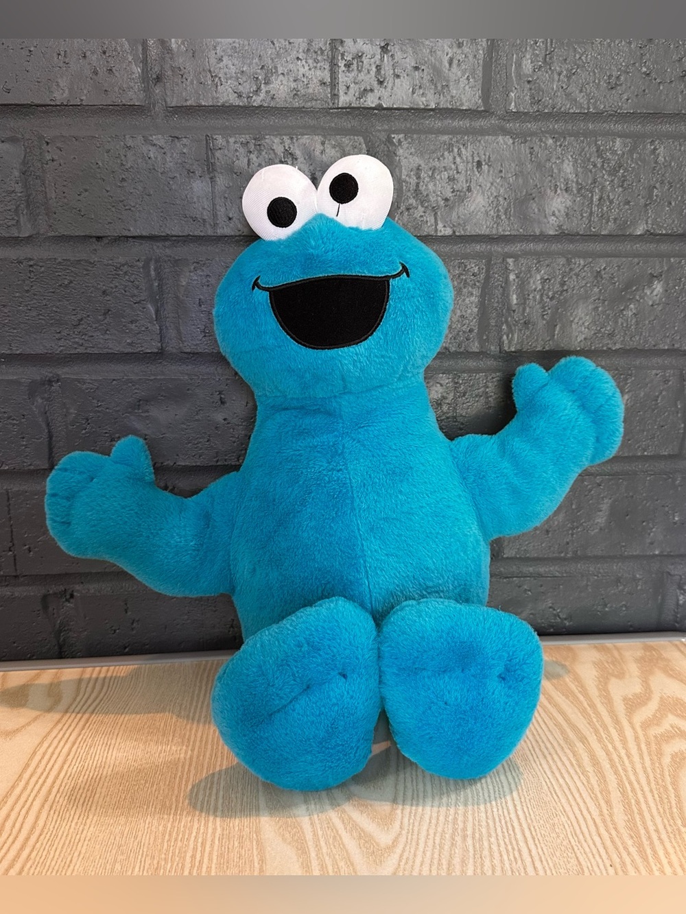 Sesame Street Blue Cookie Monster Plush Toy 18”